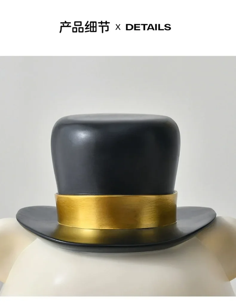 Modern Light Luxury Living Room Creative Floor-standing Bear Ornaments Lamp Panel Sofa Storage Tray High-end Home Decoration Modern Light Luxury Living Room Creative Floor-standing Bear Ornaments Lamp Panel Sofa Storage Tray High-end Home Decoration