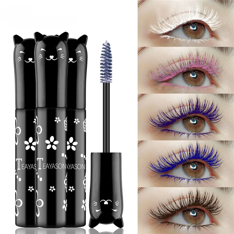 5 Colors Mascara Eyelashes Curling Extension Pink Purple Blue White Mascara Non-smudge Waterproof Fast Dry Long-lasting Makeup
5 Colors Mascara Eyelashes Curling Extension Pink Purple Blue White Mascara Non-smudge Waterproof Fast Dry Long-lasting Makeup