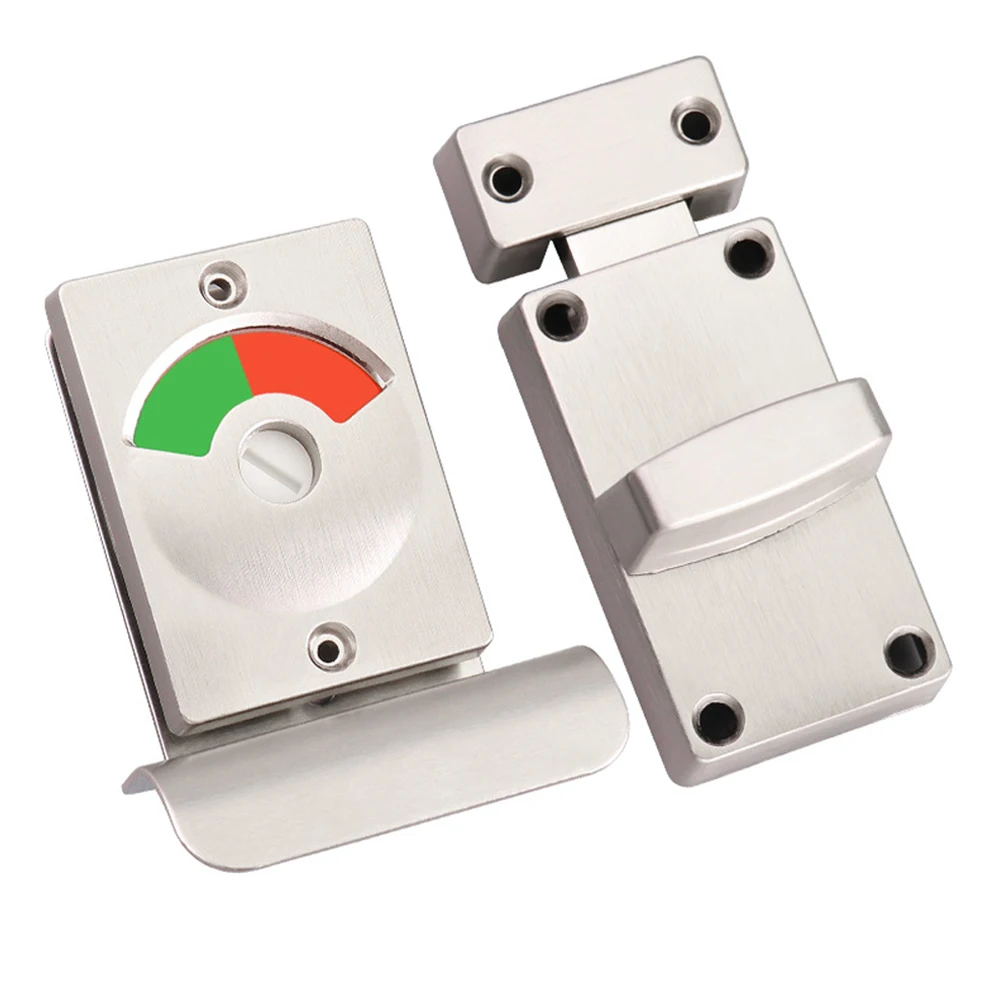 Red Green Indicator Lock Aluminum Alloy Partition Door Lock For Airports Hospitals Offices Restaurants
Red Green Indicator Lock Aluminum Alloy Partition Door Lock For Airports Hospitals Offices Restaurants