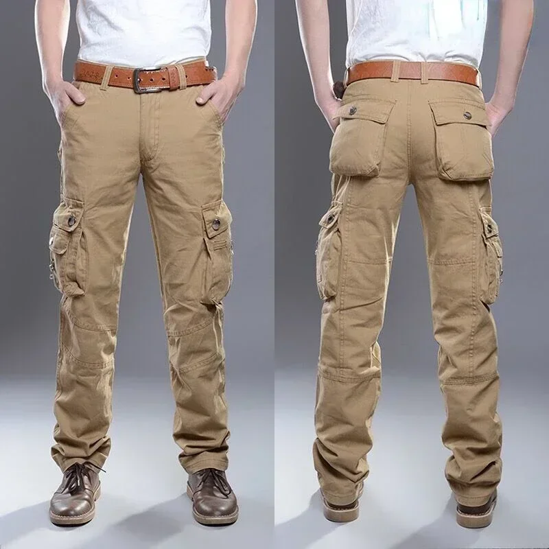 

Мужские повседневные штаны с несколькими карманами, тактические джоггеры, брюки-карго, уличная Толстовка для походов и трекинга, Мужские штаны в стиле хип-хоп