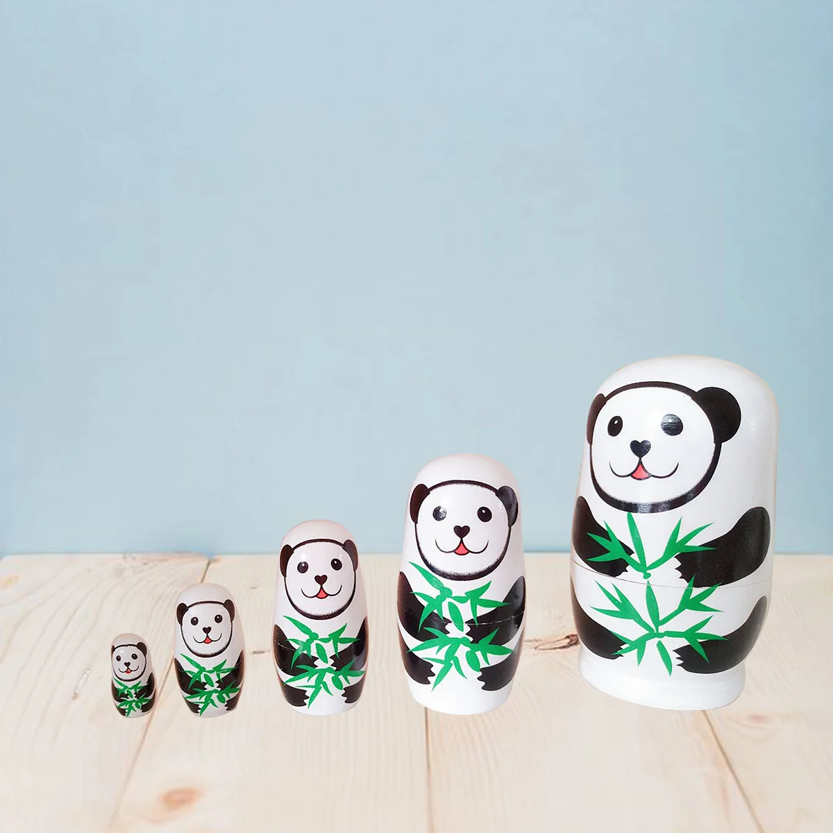 Wooden Russian Dolls Russian Nesting Stacking Dolls for Christmas New Year Gifts 5pcs
Wooden Russian Dolls Russian Nesting Stacking Dolls for Christmas New Year Gifts 5pcs