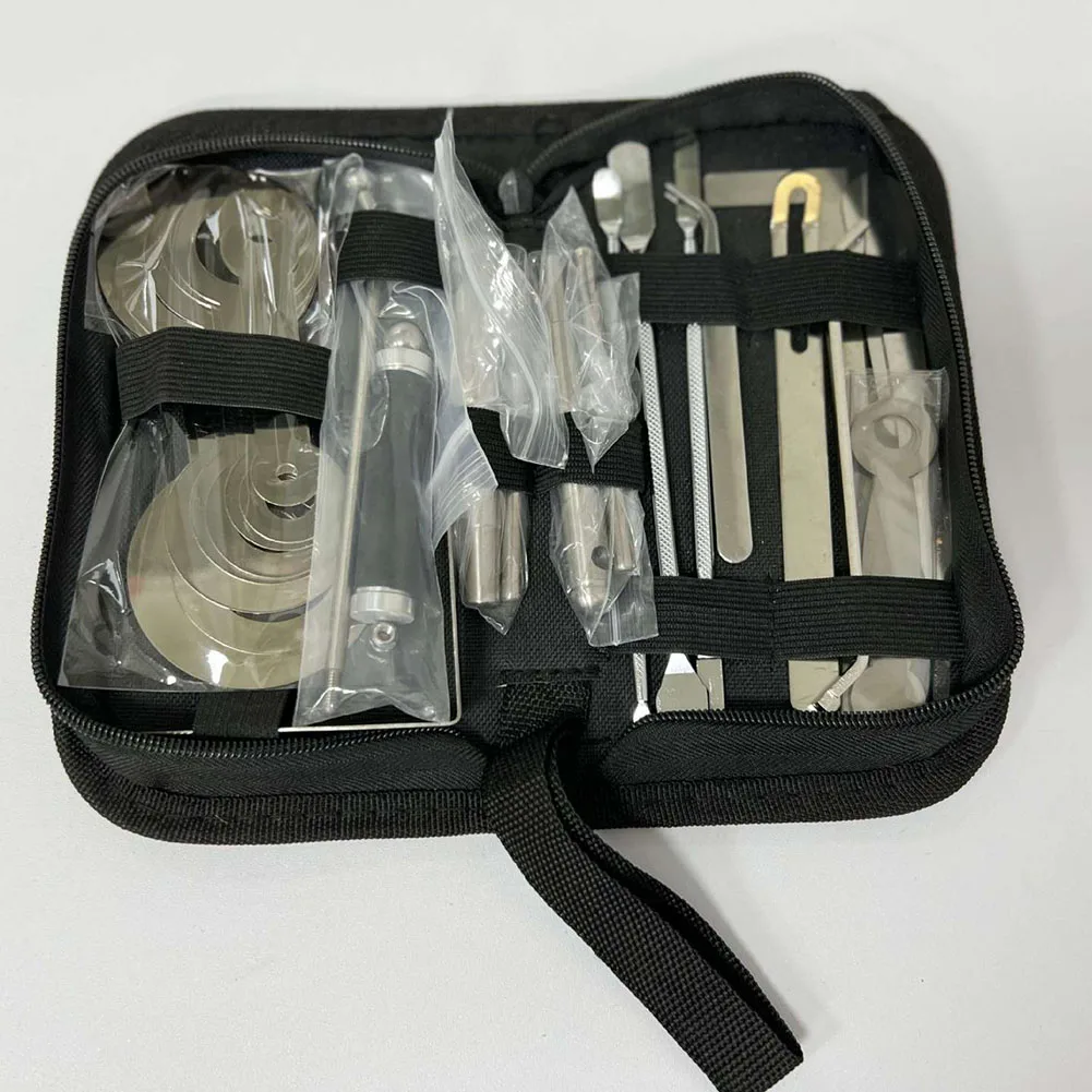 Saxophone Tool Convenient Saxophone Repair Tool Kit Non Slip Handle Suitable for Maintaining Trumpets and Trombones
Saxophone Tool Convenient Saxophone Repair Tool Kit Non Slip Handle Suitable for Maintaining Trumpets and Trombones