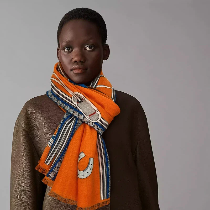 Scarf Cashmere Brand H Holiday Landscape Design Long Scarf Office Blankets Winter Warm Wraps 110*200cm Pashmina Women's Scarves
Scarf Cashmere Brand H Holiday Landscape Design Long Scarf Office Blankets Winter Warm Wraps 110*200cm Pashmina Women's Scarves