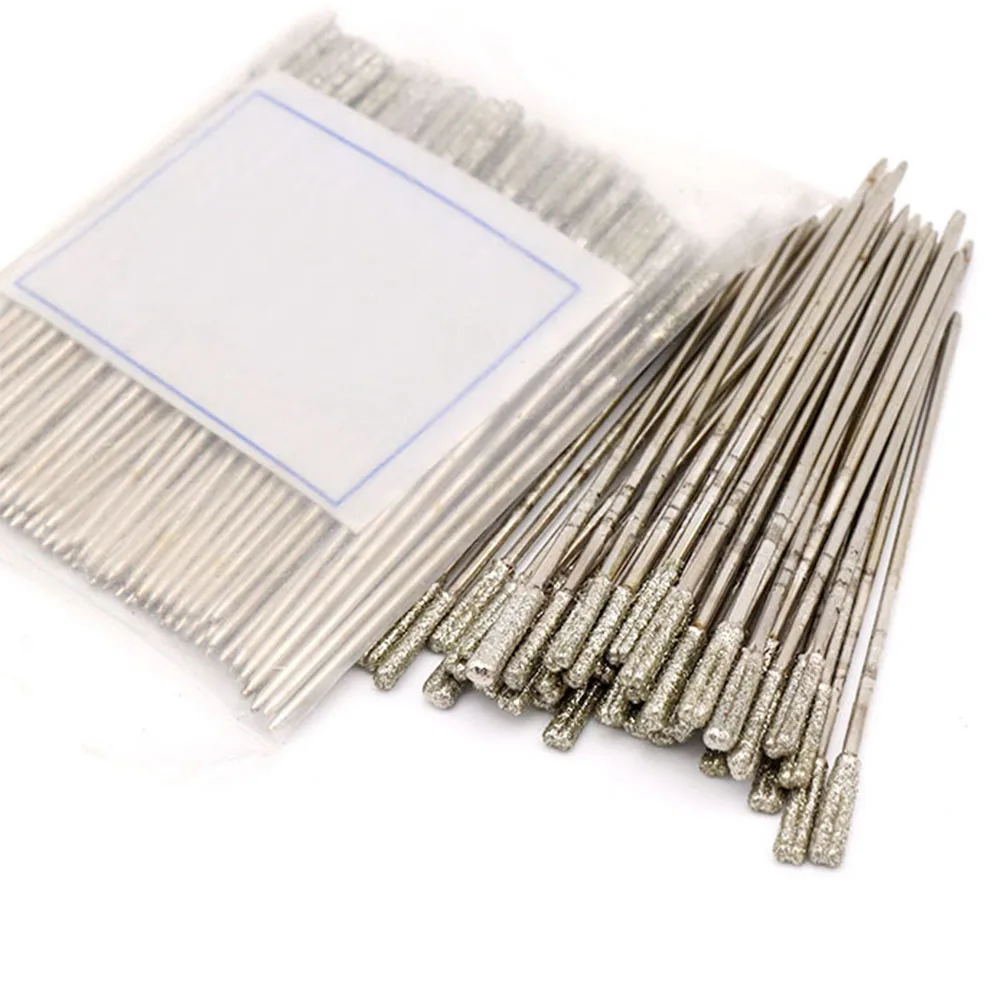 30pcs 1mm Lapidary Drill Bits Diamond Coated Solid Bits Needle For Jewelry Agate Crystal Drilling Tool Punching Needles
30pcs 1mm Lapidary Drill Bits Diamond Coated Solid Bits Needle For Jewelry Agate Crystal Drilling Tool Punching Needles