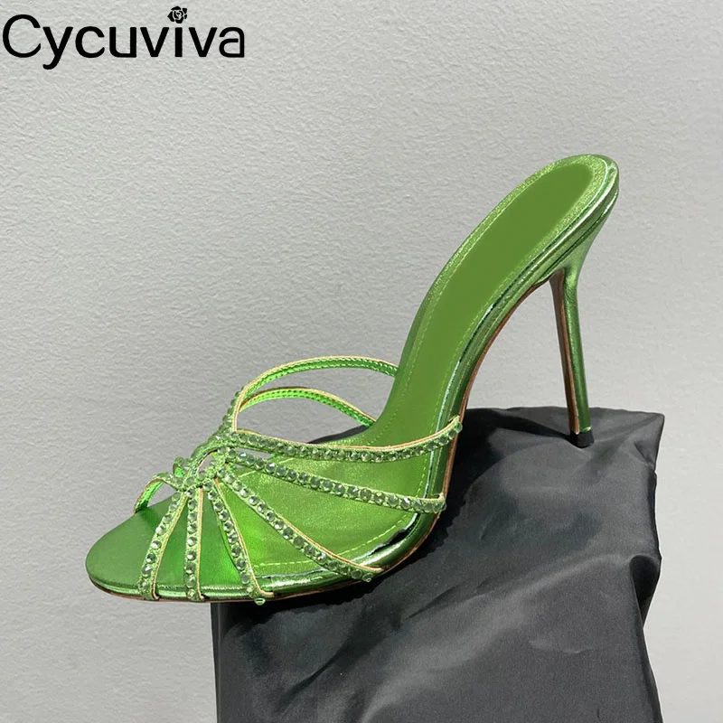 Designer Thin Heel Slides Crystal Summer Slippers High Heel Gladiator Sandas Bridal Wedding Shoes For Women 2023 Slippers
Designer Thin Heel Slides Crystal Summer Slippers High Heel Gladiator Sandas Bridal Wedding Shoes For Women 2023 Slippers