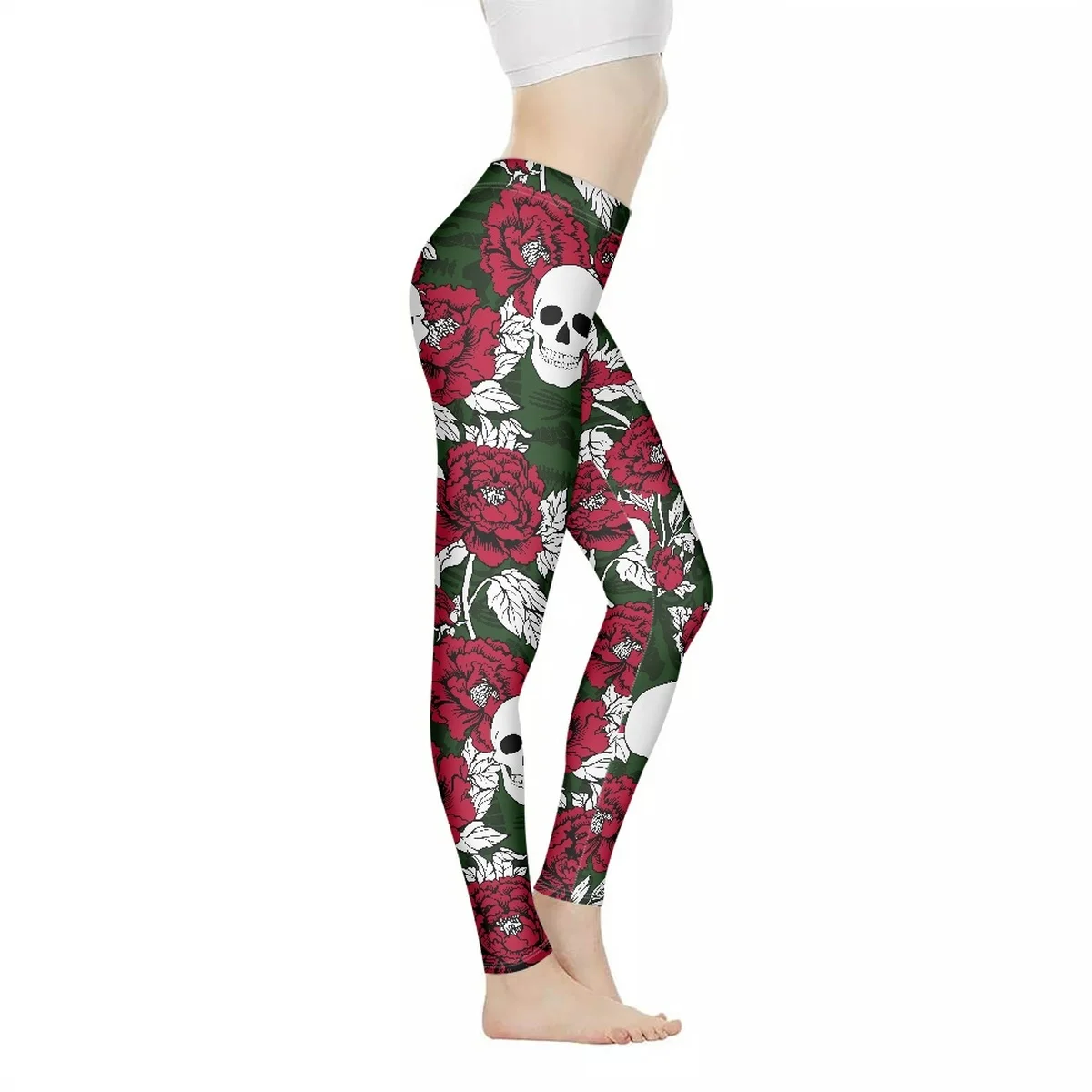Gym Sports Leggings For Women Gothic Skull Leggings Training Running Yoga Fitness Pants Punk Style Gym Trousers Tight Sportswear
Gym Sports Leggings For Women Gothic Skull Leggings Training Running Yoga Fitness Pants Punk Style Gym Trousers Tight Sportswear