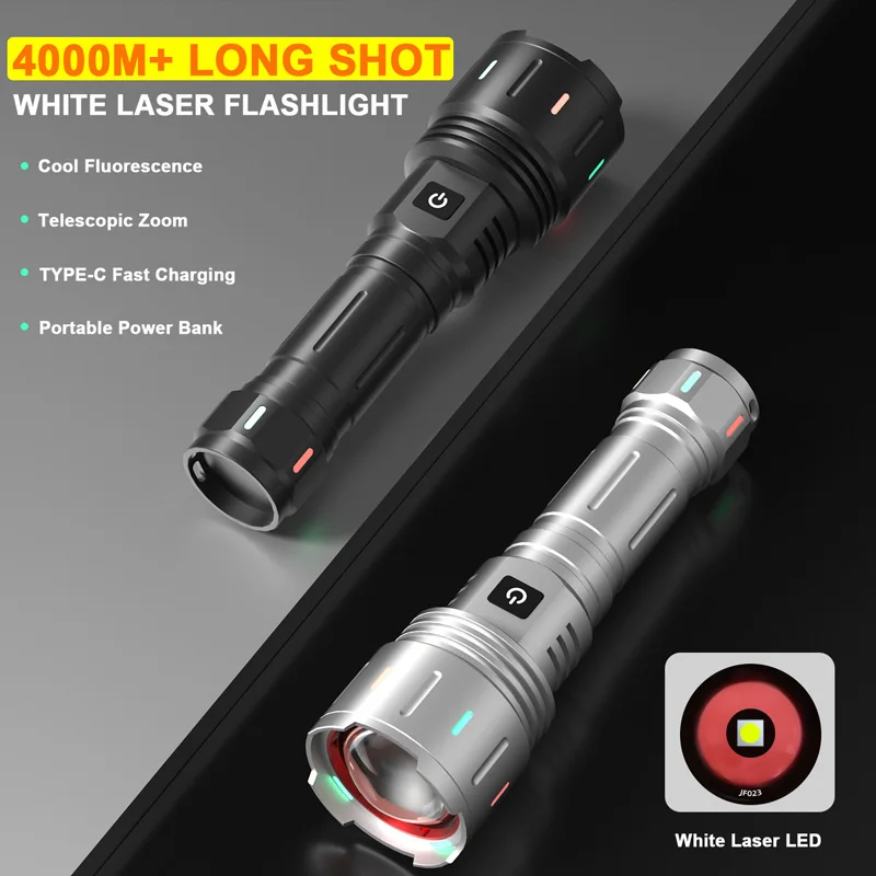 700W Portable Flashlights Zoom White LED Spotlight USB-C Charging Outdoor Adventure 4KM For Riding Night Fishing Hiking Camping
700W Portable Flashlights Zoom White LED Spotlight USB-C Charging Outdoor Adventure 4KM For Riding Night Fishing Hiking Camping