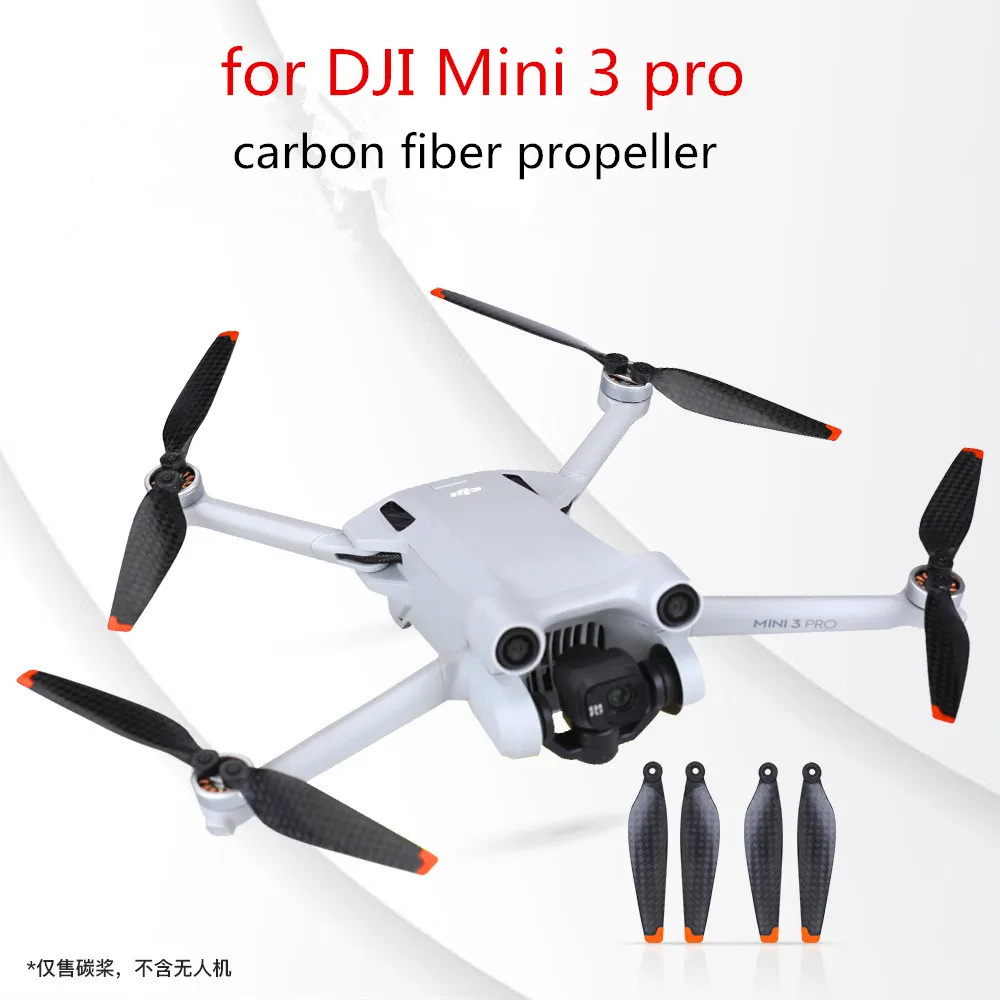 For DJI Mini 3 Pro Carbon Fiber Propeller Blade Ultra-light Noise-cancelling for DJI Mini 3 Pro Propeller Drone Accessories
For DJI Mini 3 Pro Carbon Fiber Propeller Blade Ultra-light Noise-cancelling for DJI Mini 3 Pro Propeller Drone Accessories