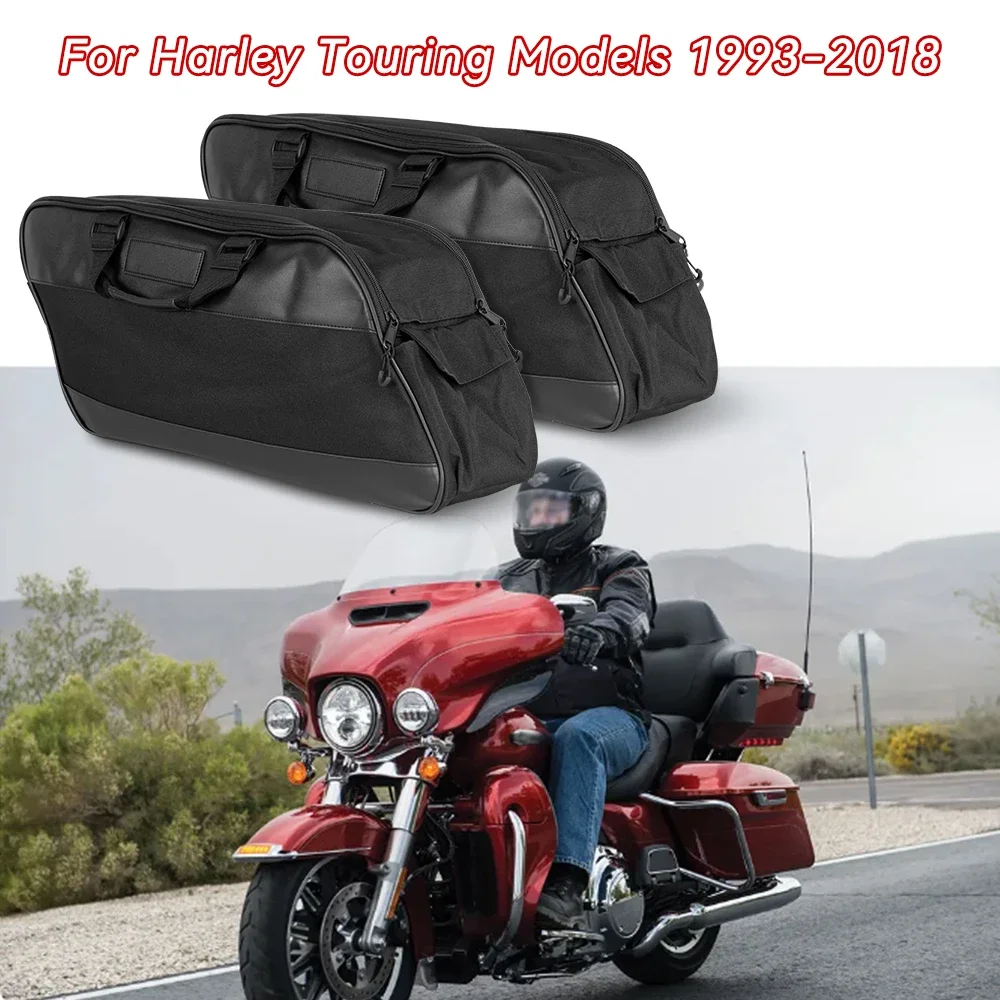 

Motorcycle Saddlebag Luggage Liners Tour Pack Soft Liner Bags for Harley Touring Electra Street Glide Road King 1993-2020