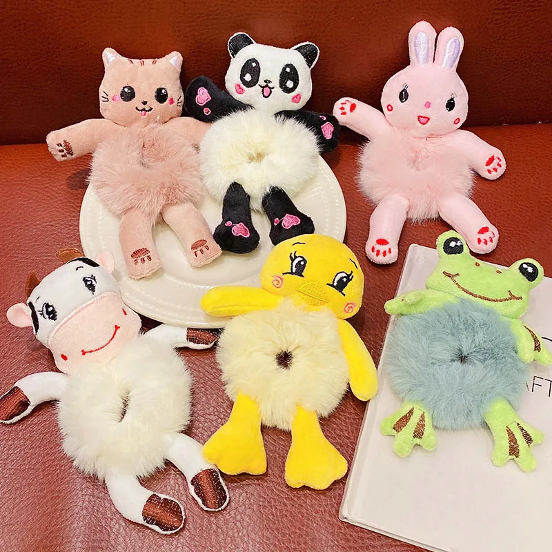New Children Girls Cute Cartoon Panda Cat Rabbit Plush Elastic Hair Bands Hair Decorate Scrunchie Fashion Women Hair Accessories
New Children Girls Cute Cartoon Panda Cat Rabbit Plush Elastic Hair Bands Hair Decorate Scrunchie Fashion Women Hair Accessories