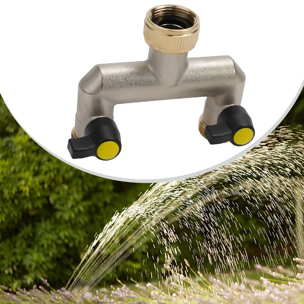 Water Pipe Connector Brass Tap Splitter 2 Way 3/4 Inch Connection Hose Tap Splitter Tap Splitter With 2 Valves
Water Pipe Connector Brass Tap Splitter 2 Way 3/4 Inch Connection Hose Tap Splitter Tap Splitter With 2 Valves