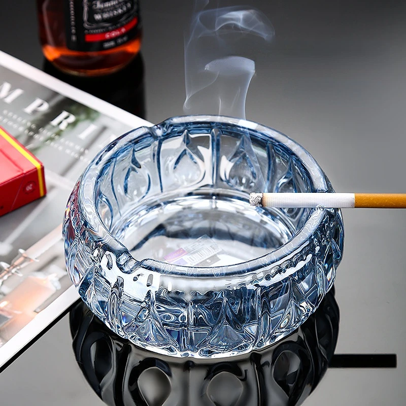 Crystal Glass Ashtray Home Living Room Cigar Ashtray Personality European Decoration
Crystal Glass Ashtray Home Living Room Cigar Ashtray Personality European Decoration