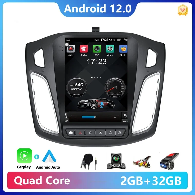 Android 12.0 Car Radio For Ford Focus 2011-2019 2din car Multimedia Player Carplay Autoradio GPS Navigation BT WiFi FM
Android 12.0 Car Radio For Ford Focus 2011-2019 2din car Multimedia Player Carplay Autoradio GPS Navigation BT WiFi FM