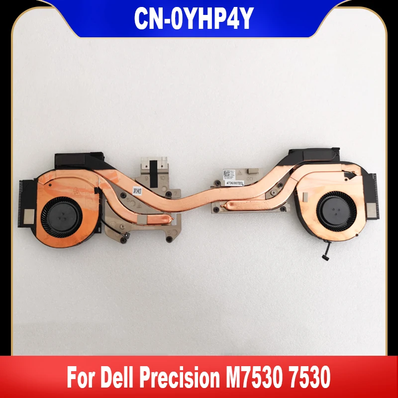 

0YHP4Y New Original For Dell Precision 7530 M7530 Laptop Cooling Fan Cooler Fan CN-0YHP4Y YHP4Y Heatsink Radiator High Quality