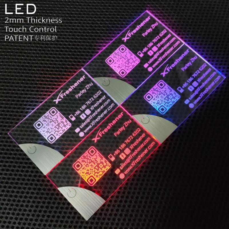 Custom 4 NEW 2022 Luxury LED Credit Card Business Card Acrylic Light up Business Design Logo LED business card
Custom 4 NEW 2022 Luxury LED Credit Card Business Card Acrylic Light up Business Design Logo LED business card