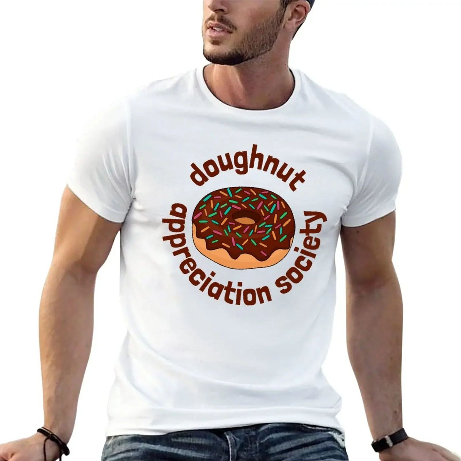 Doughnut Appreciation Society Chocolate T-Shirt Blouse tees animal prinfor boys mens graphic t-shirts pack
Doughnut Appreciation Society Chocolate T-Shirt Blouse tees animal prinfor boys mens graphic t-shirts pack