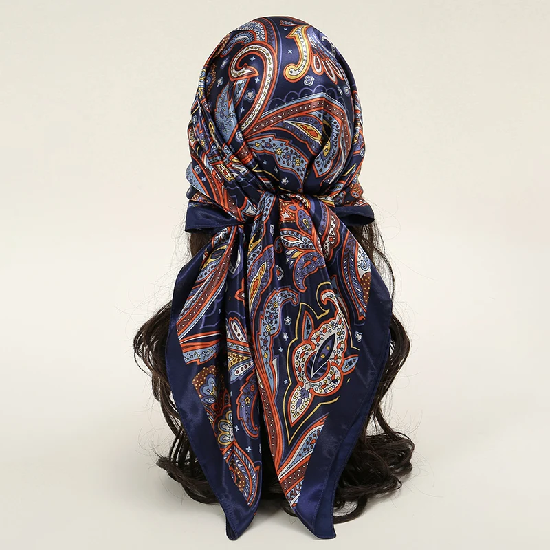 90*90cm Luxury Leopard Print Silk Square Scarf Women Soft Satin Hairband Kerchief Neckerchief Hijab Female Headband Bag Scarves
90*90cm Luxury Leopard Print Silk Square Scarf Women Soft Satin Hairband Kerchief Neckerchief Hijab Female Headband Bag Scarves