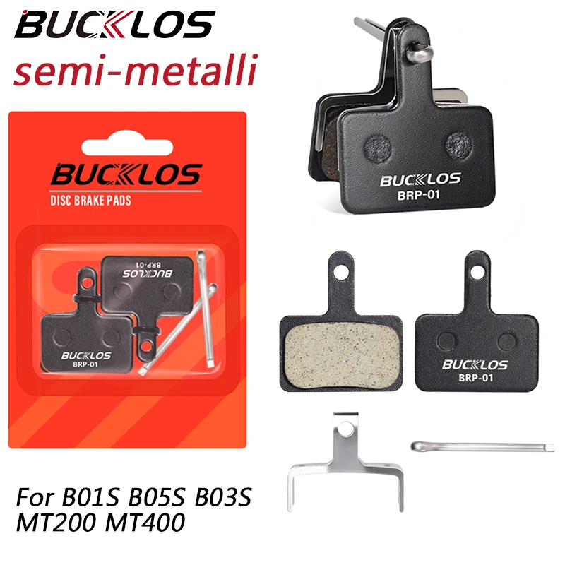 BUCKLOS Semi Metallic Bicycle Pad Fit B01S B03S B05S Hydraulic Disc Brake Pad Road Mountain Bike Pads for MT200 MT400 M485 M525
BUCKLOS Semi Metallic Bicycle Pad Fit B01S B03S B05S Hydraulic Disc Brake Pad Road Mountain Bike Pads for MT200 MT400 M485 M525