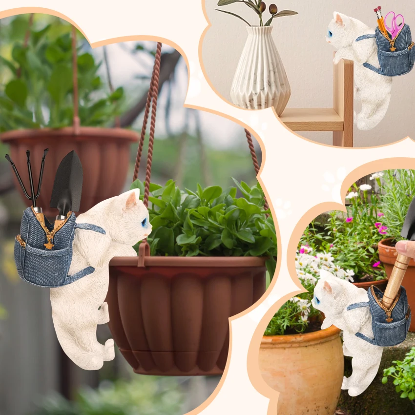 Outdoor Garden Ornaments Decorations Backpack Cat Figurine Sculptures Yard Patio and Home Accessories
Outdoor Garden Ornaments Decorations Backpack Cat Figurine Sculptures Yard Patio and Home Accessories