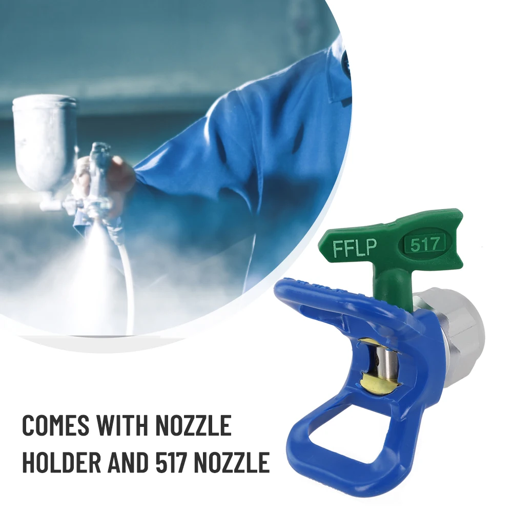 LP 517 Series Airless Tips LP Nozzle Low Pressure With 7/8 Nozzle Guard For Airless Paint Spray Sprayer Tool Parts
LP 517 Series Airless Tips LP Nozzle Low Pressure With 7/8 Nozzle Guard For Airless Paint Spray Sprayer Tool Parts