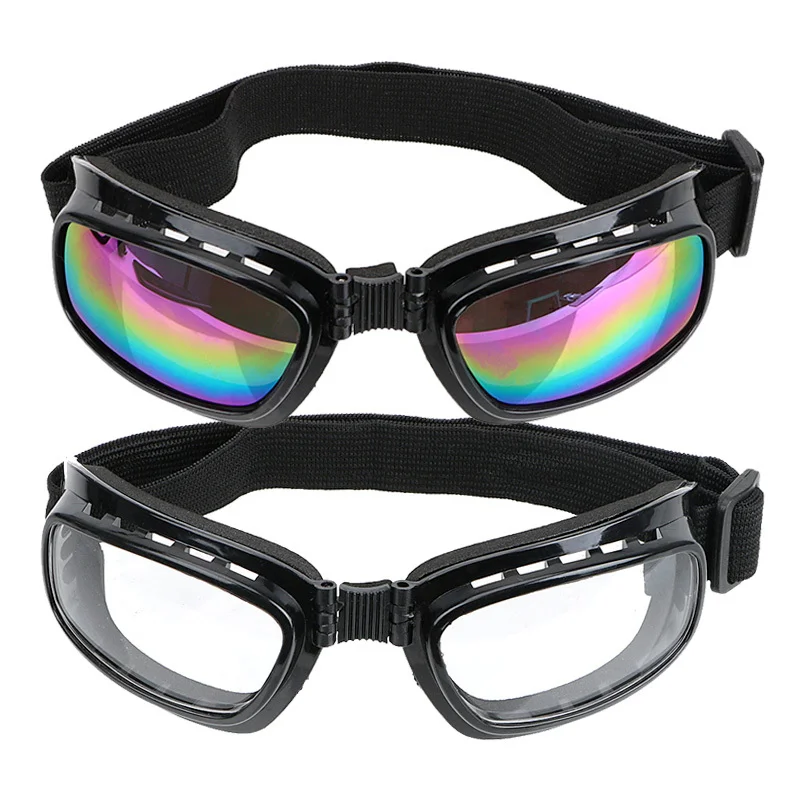 Foldable Riding Goggles Skiing Motorcycle Glasses Anti Glare Anti-UV Sunglasses Windproof Protection Sports Goggles Adjustable 
Foldable Riding Goggles Skiing Motorcycle Glasses Anti Glare Anti-UV Sunglasses Windproof Protection Sports Goggles Adjustable