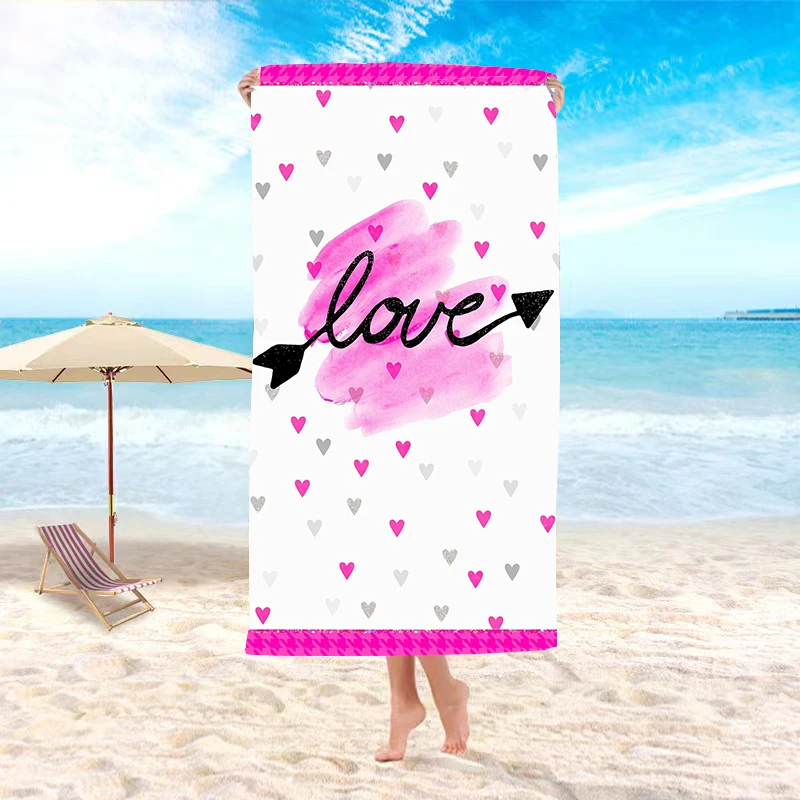 Pink I Love You Beach Towels Sport Fast Drying Quick-drying Super Absorbent Large Ultra Comfort Adults Absorbent Beach Towels
Pink I Love You Beach Towels Sport Fast Drying Quick-drying Super Absorbent Large Ultra Comfort Adults Absorbent Beach Towels