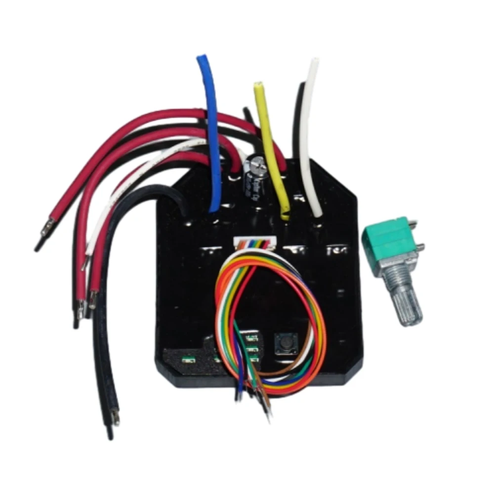 Power Tools No Hall Brushless Drive Board 16-21V High Speed 300W Max High Power Brushless Motor Drive Module with Charge Display
Power Tools No Hall Brushless Drive Board 16-21V High Speed 300W Max High Power Brushless Motor Drive Module with Charge Display