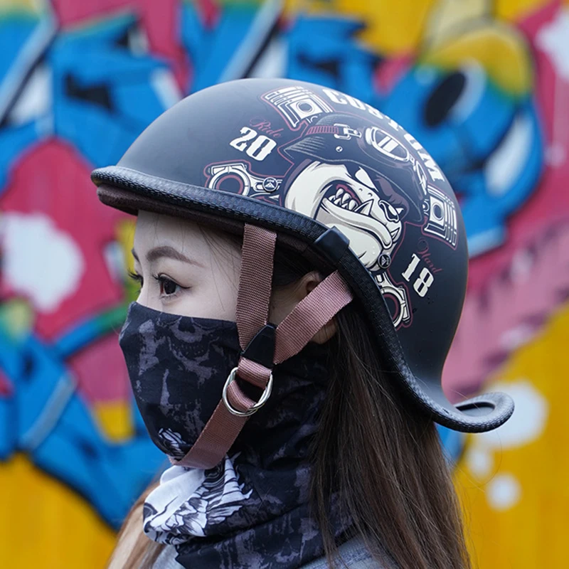 New Retro Cycling Helmet Half Helmet Safety Hat Retro Harley Unisex Motorcycle Helmet HD Visor Cycling Helmet Cycling Equipment
New Retro Cycling Helmet Half Helmet Safety Hat Retro Harley Unisex Motorcycle Helmet HD Visor Cycling Helmet Cycling Equipment