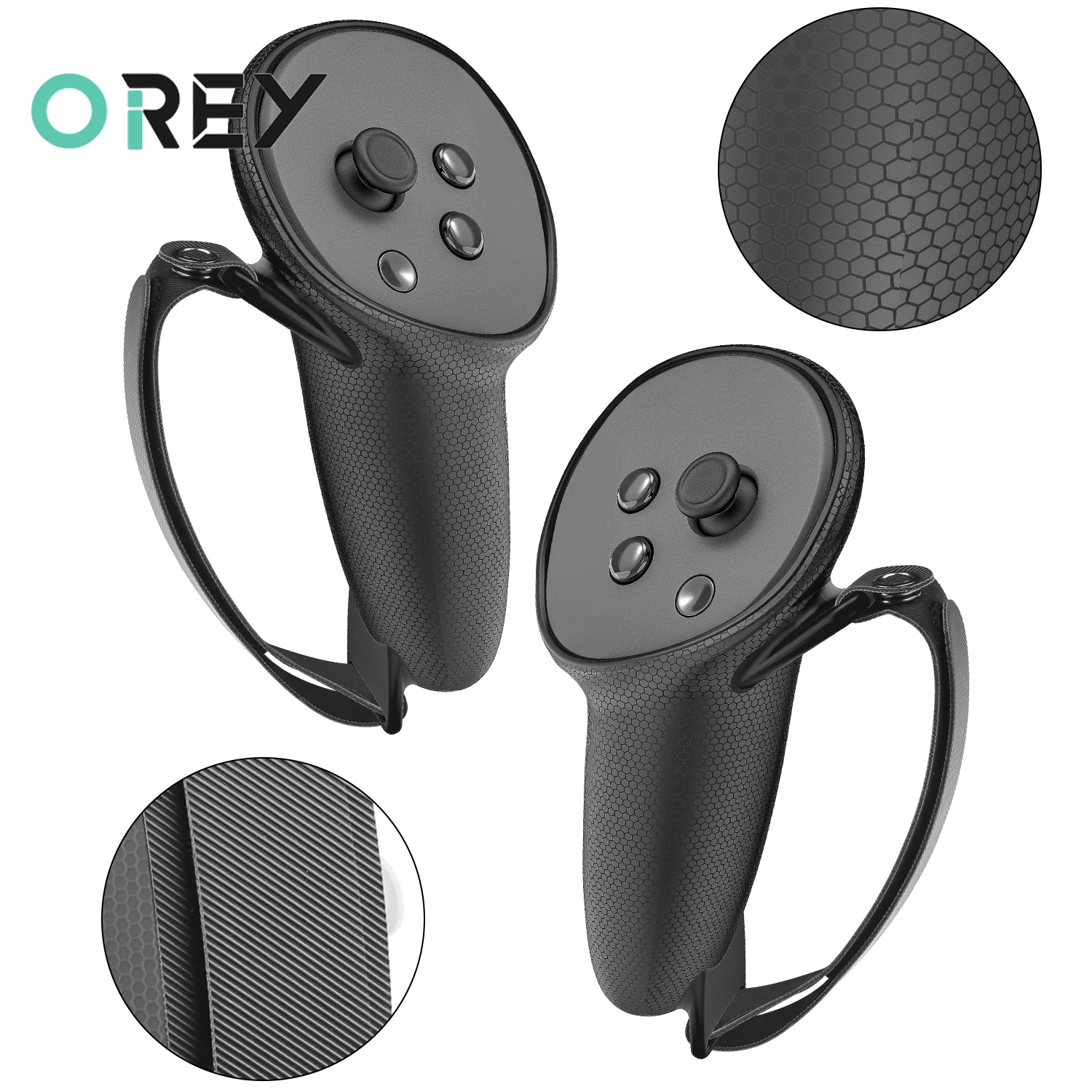 2024 for Meta Quest 3 VR Protective Cover Sets Touch Controller Shell Cases with Strap Handle Grip for Meta Quest 3 Accessories
2024 for Meta Quest 3 VR Protective Cover Sets Touch Controller Shell Cases with Strap Handle Grip for Meta Quest 3 Accessories