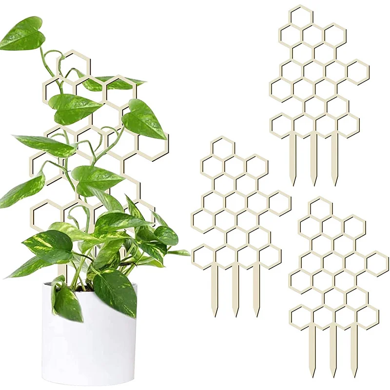 1 Piece of Wooden Honeycomb Plant Climbing Frame Creative Climbing Rattan Flower Stand Gardening Pot Bracket Fixed Support Rod
1 Piece of Wooden Honeycomb Plant Climbing Frame Creative Climbing Rattan Flower Stand Gardening Pot Bracket Fixed Support Rod
