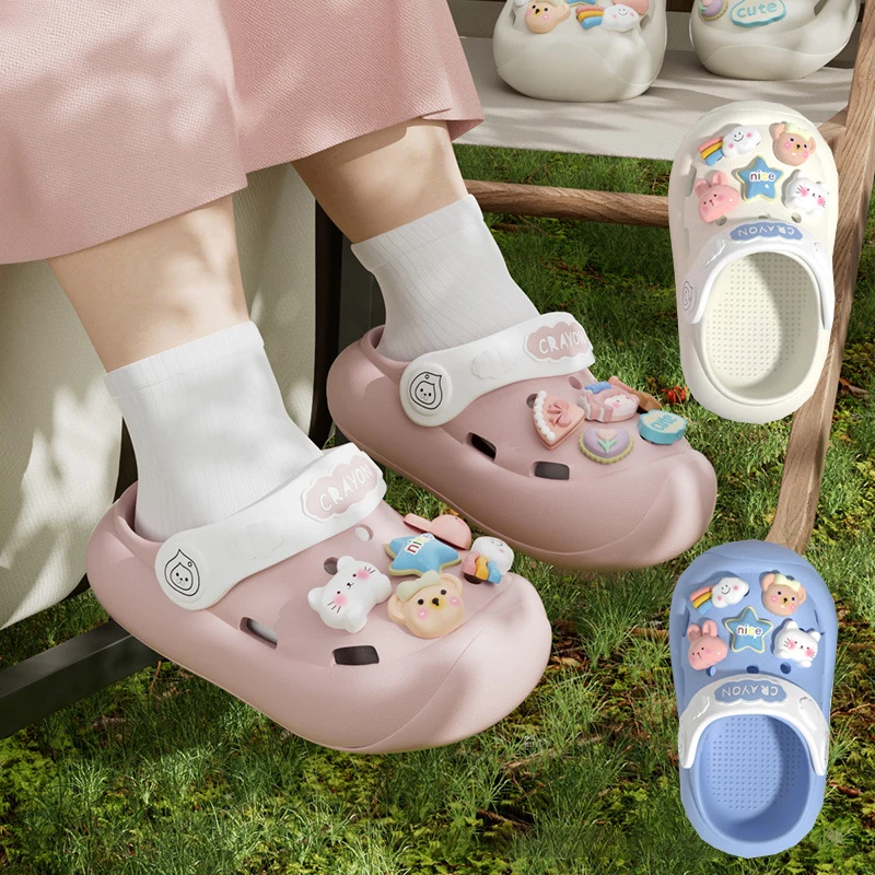 Cute DIY Baby Summer Sandals for Girls Boys Anti-Slip Kids Slippers Beach Children Summer Shoes for Bath Play Water
Cute DIY Baby Summer Sandals for Girls Boys Anti-Slip Kids Slippers Beach Children Summer Shoes for Bath Play Water