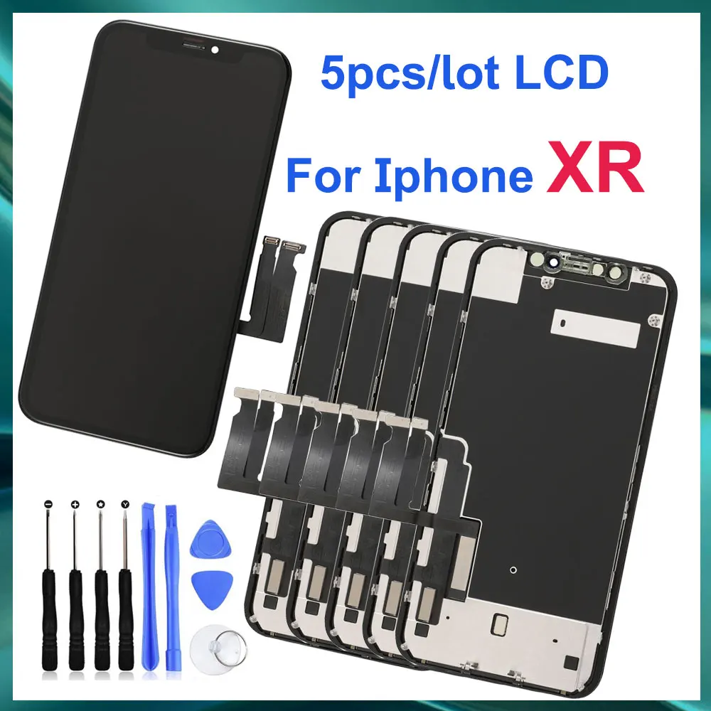 5 pcs/lot incell LCD for iPhone XR Display Screen + 3D Touch Digitizer Assembly No Dead Pixel Replacement Mobile phone XR Screen
5 pcs/lot incell LCD for iPhone XR Display Screen + 3D Touch Digitizer Assembly No Dead Pixel Replacement Mobile phone XR Screen