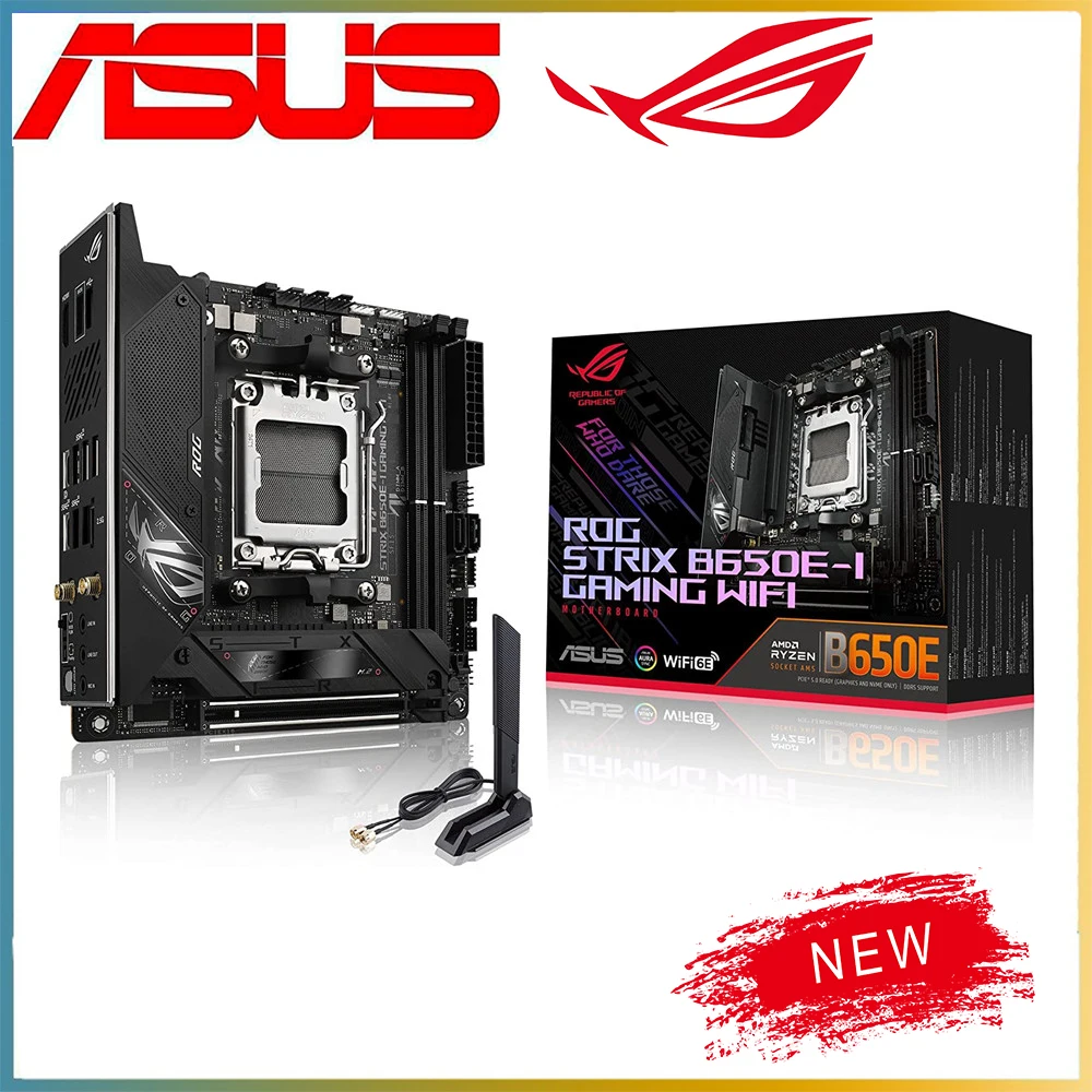 Материнская плата B650i ITX для ASUS ROG STRIX B650E-I GAMING WIFI DDR5 B650 Socket AM5 для AMD Ryzen 7000 Series PCIe 5 материнская плата
Материнская плата B650i ITX для ASUS ROG STRIX B650E-I GAMING WIFI DDR5 B650 Socket AM5 для AMD Ryzen 7000 Series PCIe 5 материнская плата
