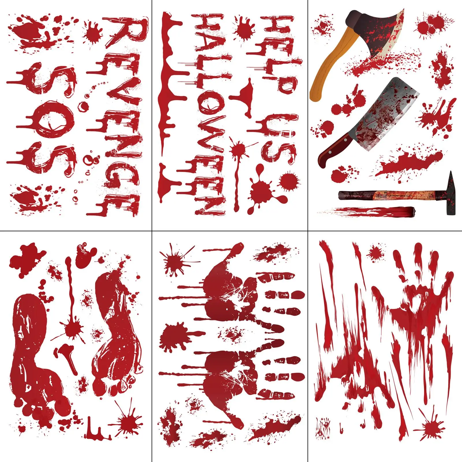 Horror Blood Handprint Footprint Fingerprint Halloween Sticker Wall Window Floor Decor Horror Blood Sticker Haunted House Decor
Horror Blood Handprint Footprint Fingerprint Halloween Sticker Wall Window Floor Decor Horror Blood Sticker Haunted House Decor