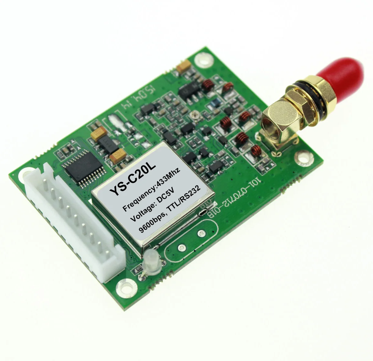 500mW 2km Wireless Data Transceiver RF Module, 433mhz RS232 RS485 TTL Data Radio RF Transmitter and Receiver Module
500mW 2km Wireless Data Transceiver RF Module, 433mhz RS232 RS485 TTL Data Radio RF Transmitter and Receiver Module