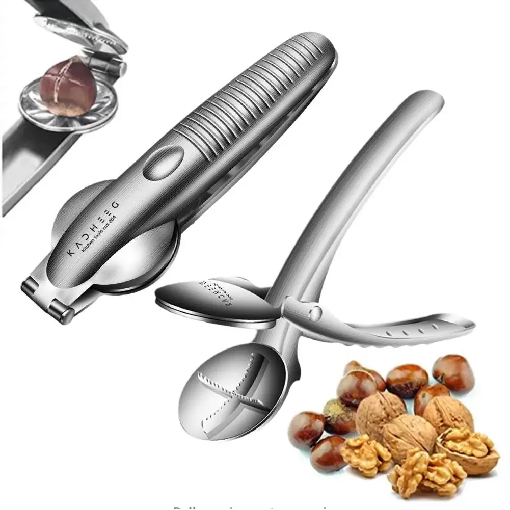 Multifunctional Chestnut Walnut Nut Opener Stainless Cracker Nuts Accessories Portable Kitchen Tools Home Steel Pliers Quic U5V6
Multifunctional Chestnut Walnut Nut Opener Stainless Cracker Nuts Accessories Portable Kitchen Tools Home Steel Pliers Quic U5V6
