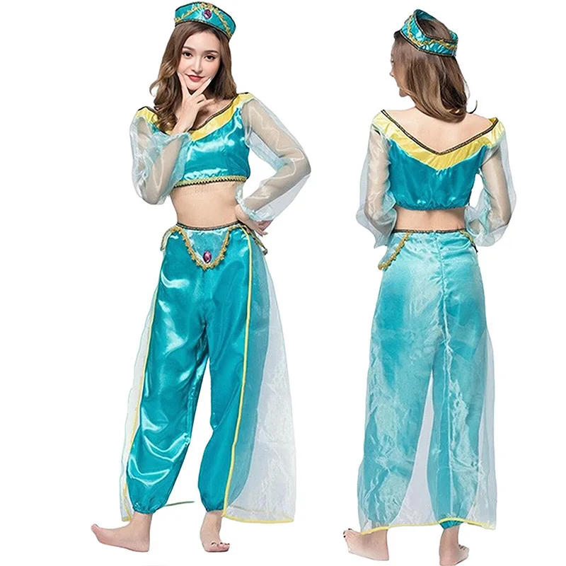Jasmine Skirt Aladdin Magic Lamp Costume Uniform Halloween Regional Dancer Animation Cos Fairy Tale
Jasmine Skirt Aladdin Magic Lamp Costume Uniform Halloween Regional Dancer Animation Cos Fairy Tale