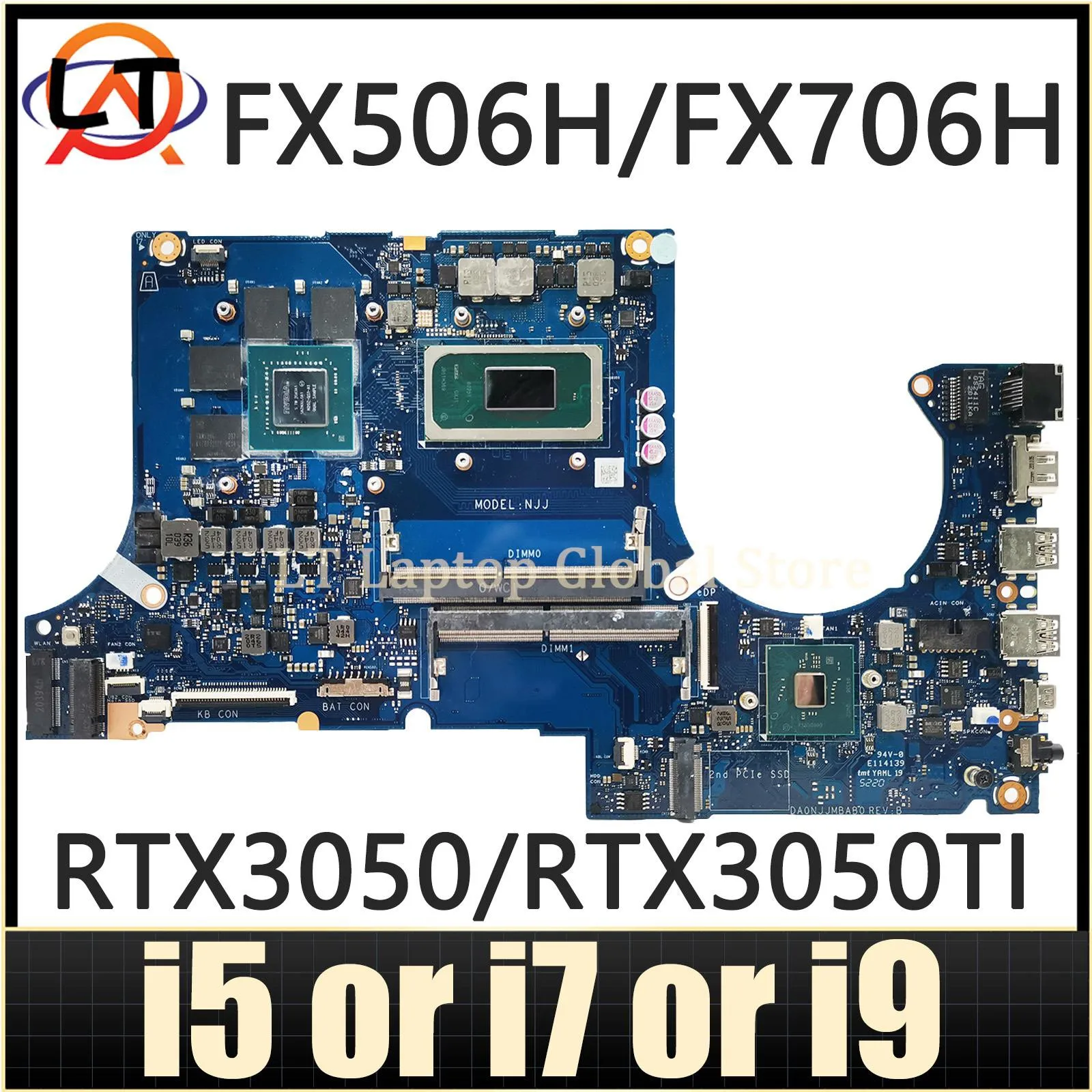 Материнская плата FX506HE FX506HCB FX506HC FX506H TUF506H TUF706H FX706HE FX706HC FX706HCB FX706H, материнская плата для ноутбука I5 I7 I9 11th Gen
Материнская плата FX506HE FX506HCB FX506HC FX506H TUF506H TUF706H FX706HE FX706HC FX706HCB FX706H, материнская плата для ноутбука I5 I7 I9 11th Gen