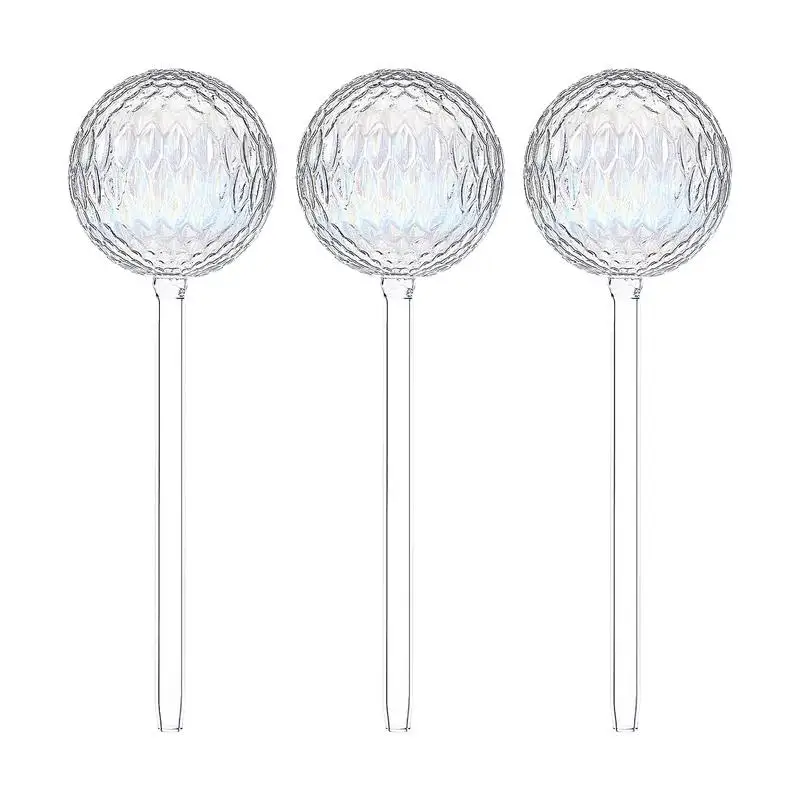 Watering Bulbs For Indoor Plants 3PCS Glass Clear Rainbow Gradient Color Self Watering Spikes Decorative Self Watering Planter
Watering Bulbs For Indoor Plants 3PCS Glass Clear Rainbow Gradient Color Self Watering Spikes Decorative Self Watering Planter