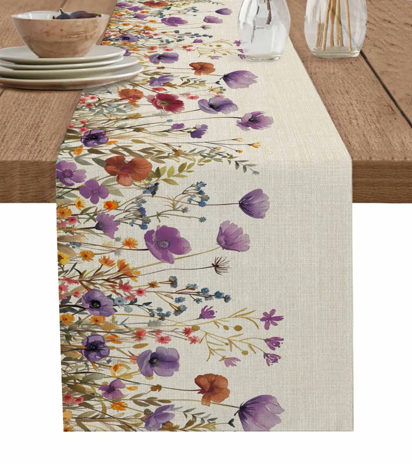 

Акварельные листья хризантемы, скатерть для стола, Свадебный кофейный столик, декоративный кухонный обеденный стол, скатерти