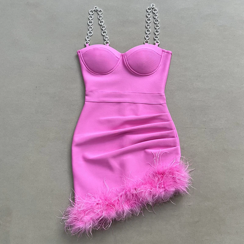 Women Spaghetti Strap Sleeveless Sexy Square Collar Feathers Bodycon Mini Rayon 2023 New Bandage Celebrate Nightclub Party Dress
Women Spaghetti Strap Sleeveless Sexy Square Collar Feathers Bodycon Mini Rayon 2023 New Bandage Celebrate Nightclub Party Dress