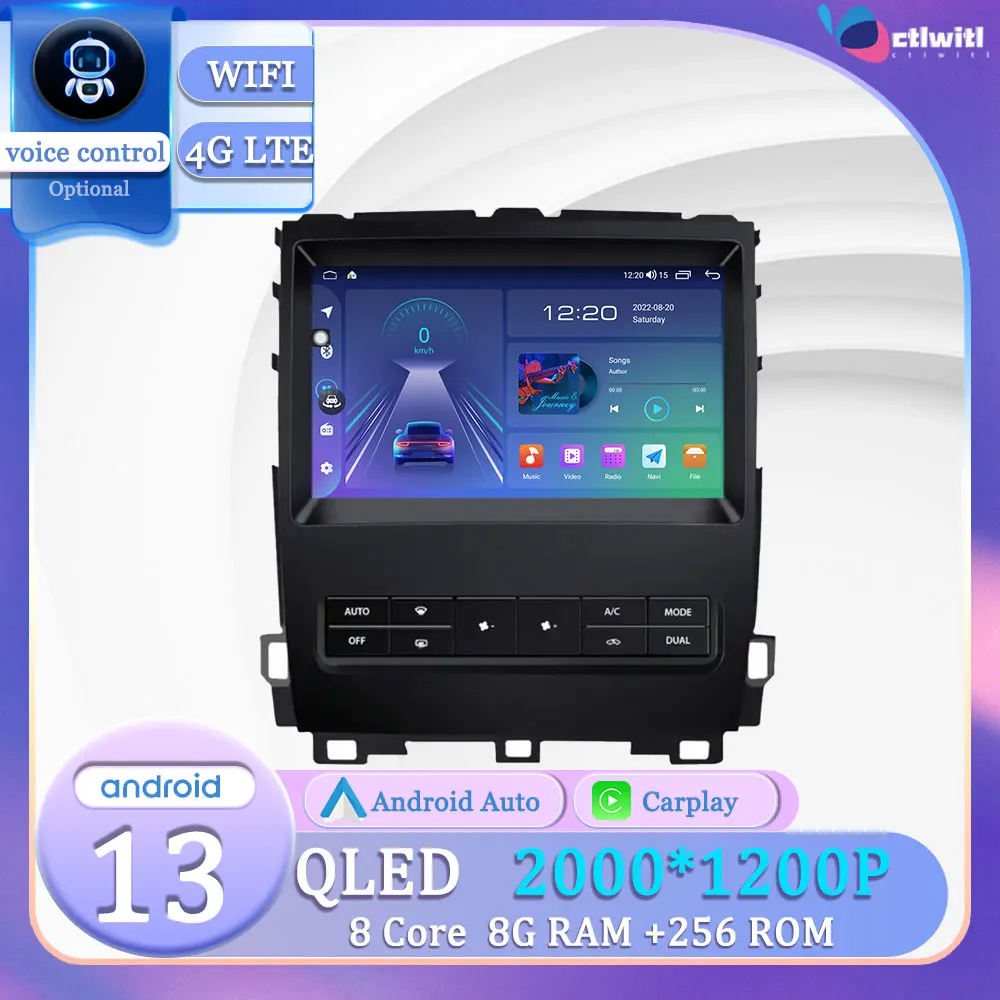 Android 13 For Toyota Land Cruiser Prado 120 For Lexus GX470 GX 470 J120 2002 - 2009 Radio Navigation Videp Player Multimedia
Android 13 For Toyota Land Cruiser Prado 120 For Lexus GX470 GX 470 J120 2002 - 2009 Radio Navigation Videp Player Multimedia