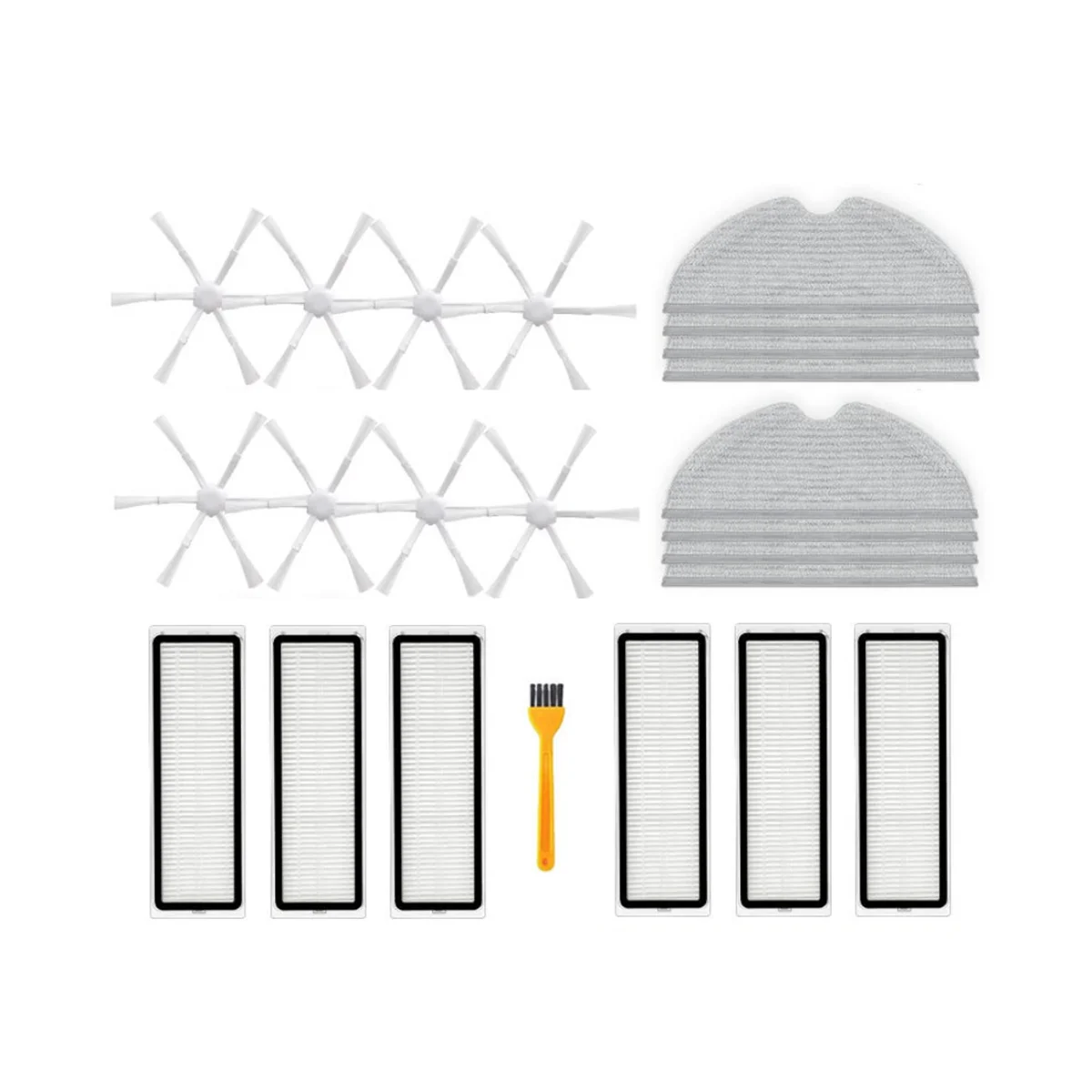 23 шт., боковая щетка для робота-пылесоса Mi
23 шт., боковая щетка для робота-пылесоса Mi