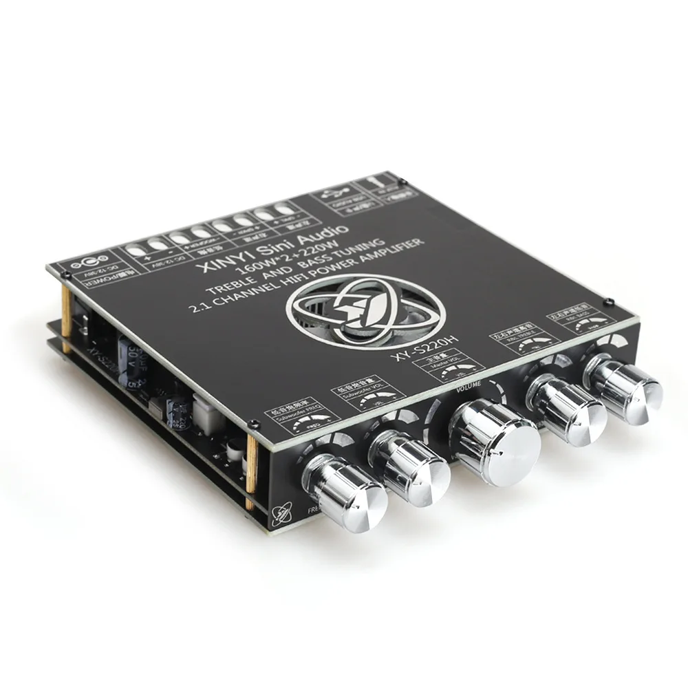 XY-S220H 2.1 digital amplifier Bluetooth amplifier board TPA7498 chip subwoofer 160W*2+220W
XY-S220H 2.1 digital amplifier Bluetooth amplifier board TPA7498 chip subwoofer 160W*2+220W