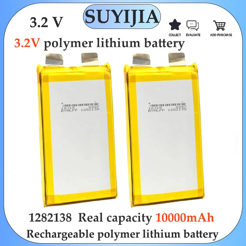 Lifepo4 3.2V Rechargeable Lithium Iron Phosphate Battery 10000mAh Suitable for 12V 24V 36V Battery Electric Bicycle Power Tools
Lifepo4 3.2V Rechargeable Lithium Iron Phosphate Battery 10000mAh Suitable for 12V 24V 36V Battery Electric Bicycle Power Tools