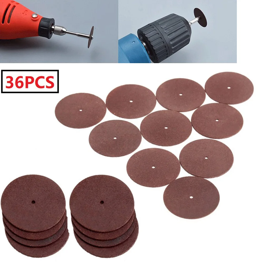 36Pcs Cutting Discs Circular Saw Blade Grinding Wheel Resin 24mm Discs Diameter Spare Tools For Cutting Metal/plastic/fiber/wood
36Pcs Cutting Discs Circular Saw Blade Grinding Wheel Resin 24mm Discs Diameter Spare Tools For Cutting Metal/plastic/fiber/wood