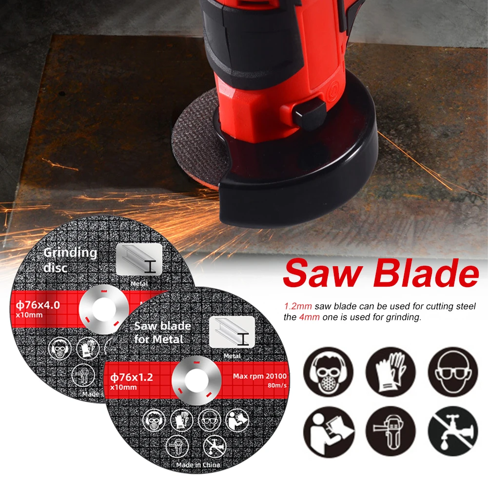 1PCS 76mm Cutting Disc Angle Grinder Grinding Wheel Circular Saw Blade For Dremel Accessories Electric Rotary Tool Abrasive Disc
1PCS 76mm Cutting Disc Angle Grinder Grinding Wheel Circular Saw Blade For Dremel Accessories Electric Rotary Tool Abrasive Disc