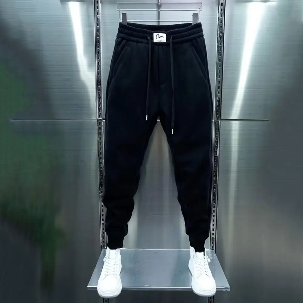 Men Casual Trousers Men's Drawstring Elastic Waist Winter Sweatpants with Pockets Soft Thick Warm Casual Fitness Sports for Fall
Men Casual Trousers Men's Drawstring Elastic Waist Winter Sweatpants with Pockets Soft Thick Warm Casual Fitness Sports for Fall
