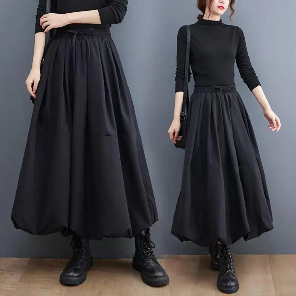 Women Maxi Skirt Women's High Waist A-line Maxi Skirt with Pockets Thick Warm Woolen Skirt for Winter Fashionable Female Elastic
Women Maxi Skirt Women's High Waist A-line Maxi Skirt with Pockets Thick Warm Woolen Skirt for Winter Fashionable Female Elastic