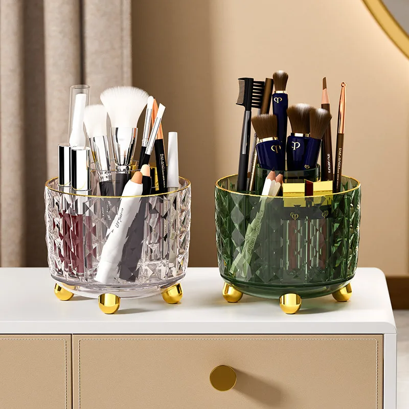 360° Rotating Makeup Brush Holder With Polish Lid Nail Eyebrow Pencil Lipstick Organizer Cosmetic Storage Box Makeup Organizer
360° Rotating Makeup Brush Holder With Polish Lid Nail Eyebrow Pencil Lipstick Organizer Cosmetic Storage Box Makeup Organizer